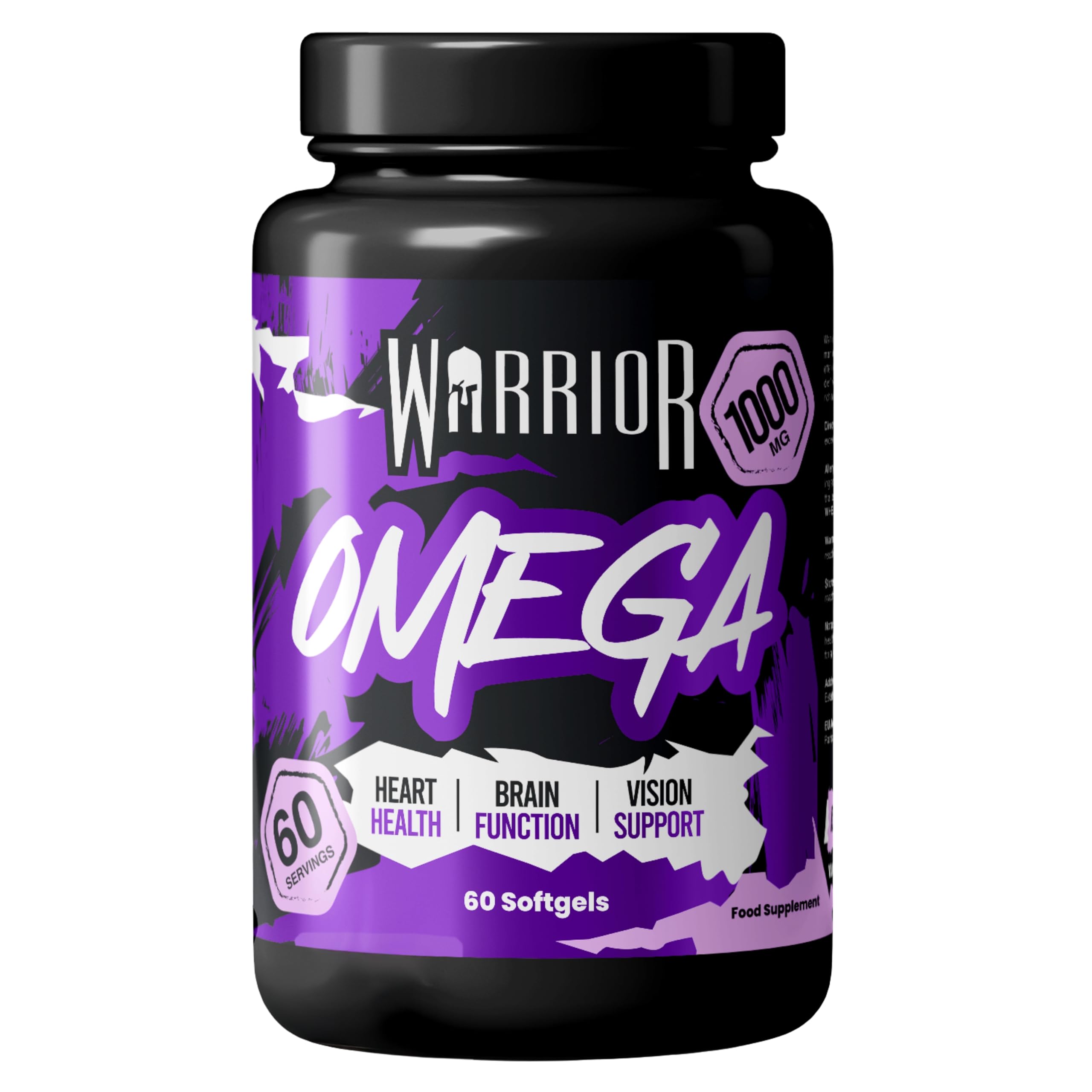 Warrior Omega, 1000Mg - 60 Softgels