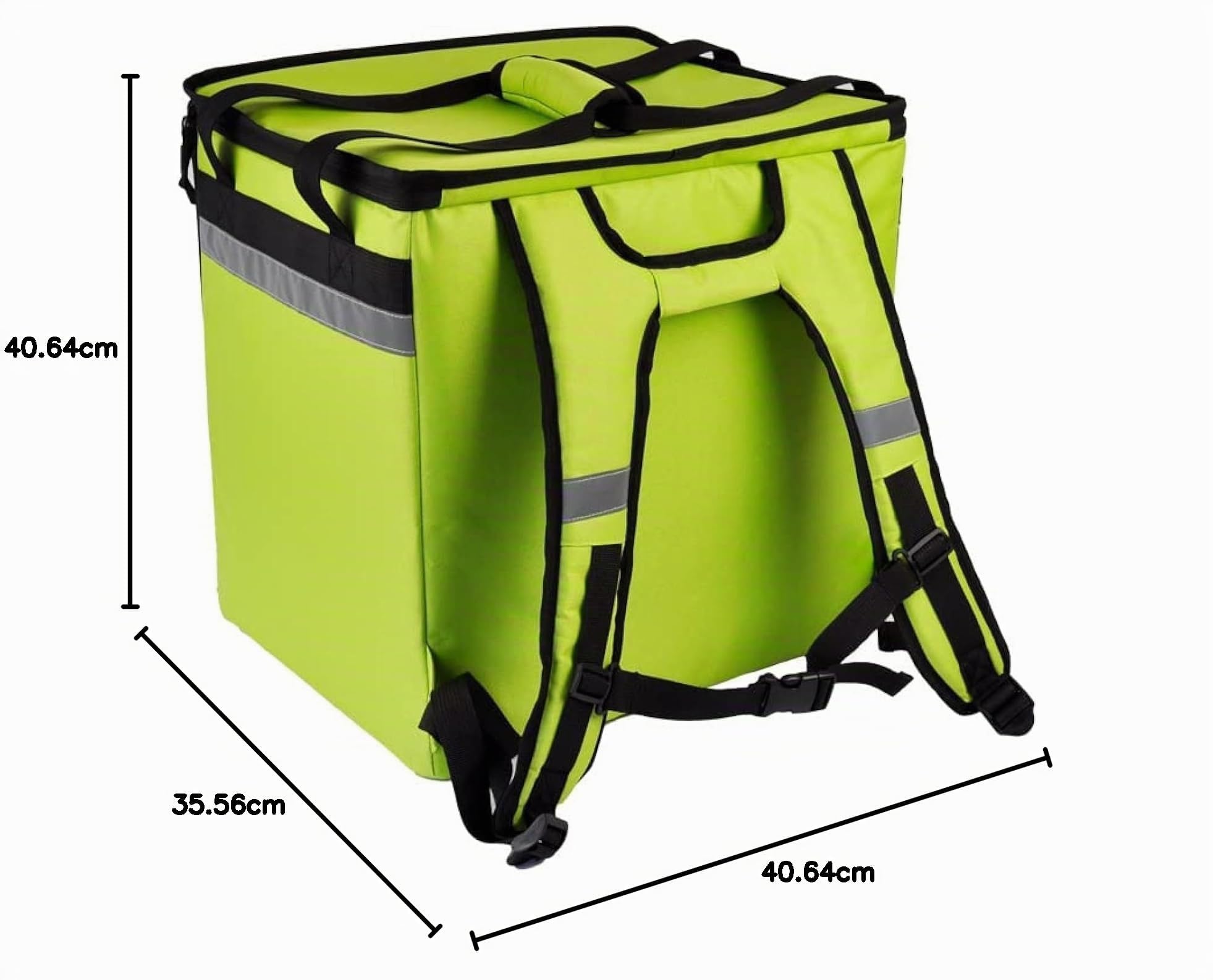 50L XL Grande zaino isolato per la consegna di alimenti, borsa termica per catering espandibile, borsa per pizza impermeabile per Uber Eats Doordash
