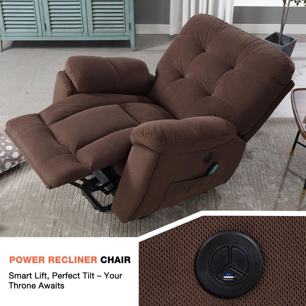USB charging port on recliner