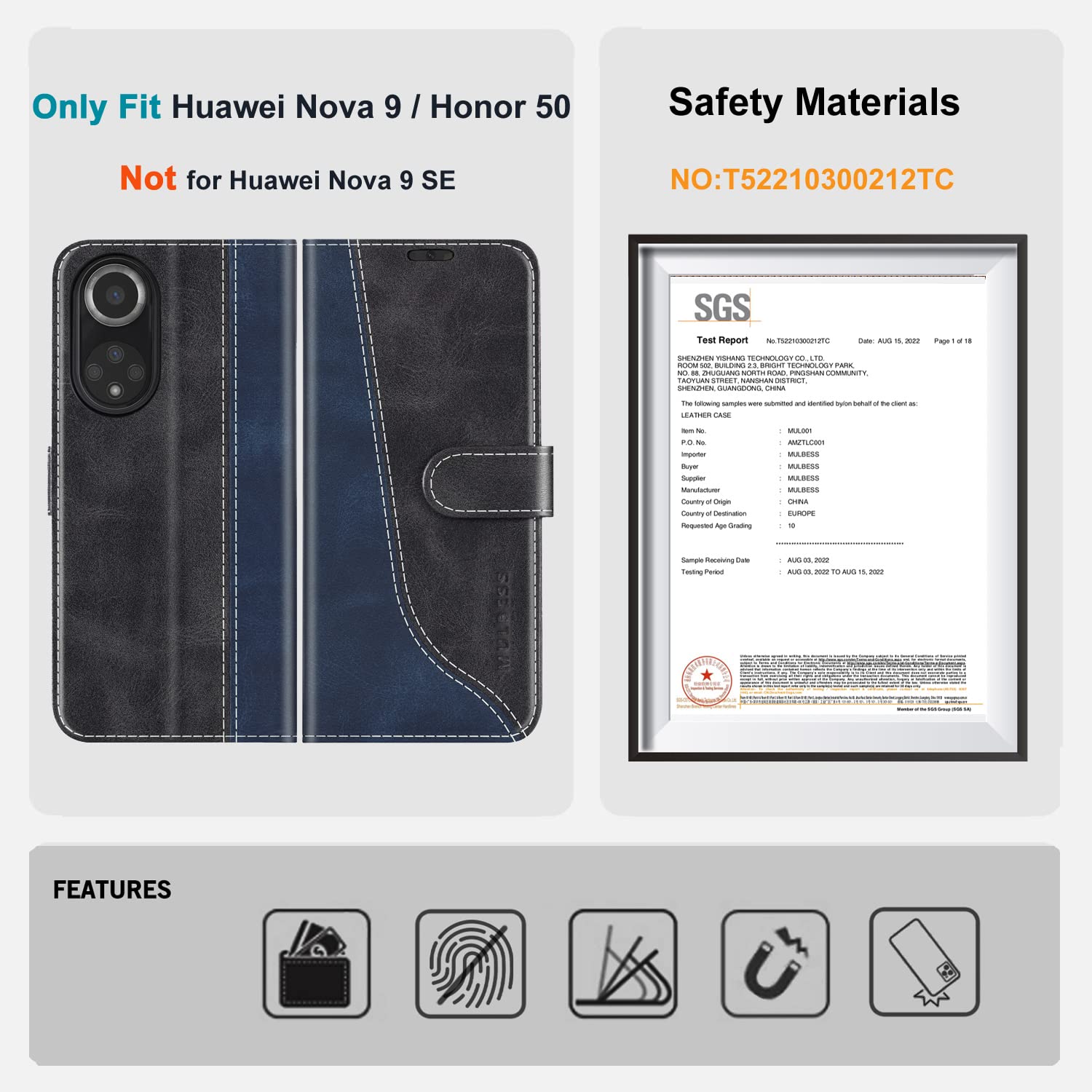 Leder Hülle Für Huawei P30 Tasche Book Cover Handy Flip Slim Case Schutzhülle | PlentyShop LTS