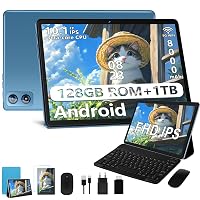 Dghrti Tablet 10 Pollici Android, 22GB RAM+ 128GB ROM (Expandable 1TB TF)