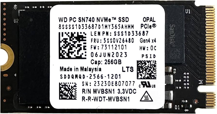 Amazon.com: Oemgenuine WDC SN740 256GB M.2 2242 PCI-e 4.0