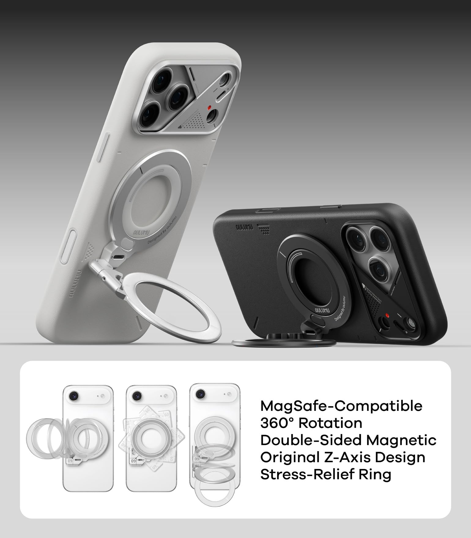 Amazon.com: Aulumu A17 Shockproof iPhone 17 Pro Max Case+G09