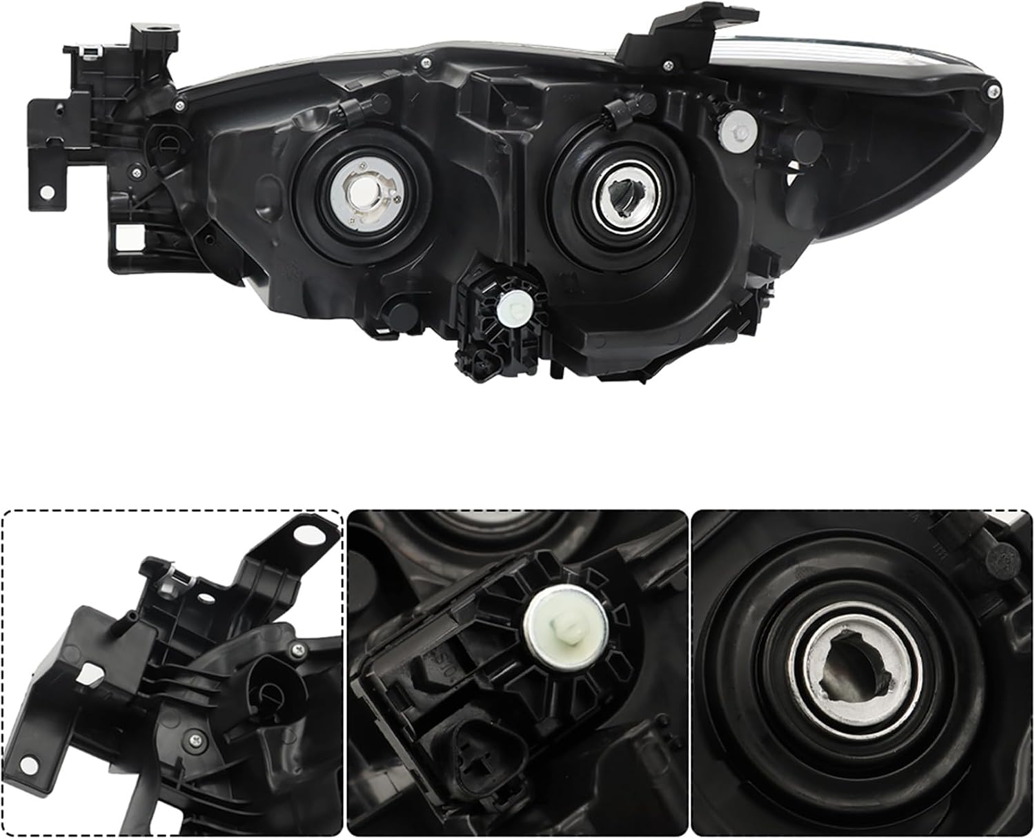 1 Pack Headlight Assembly Right Side Replacement for 2014-2017 Mazda 6 Headlamp MA2519160 GMP2510K0