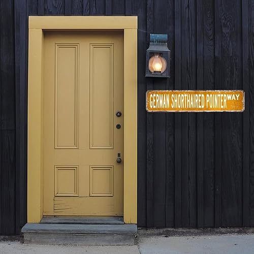 Miniatura 3 de Letreros de puntero alemanes de pelo corto puntero alemán de pelo corto, letreros de metal para mascotas, regalo de pared, arte de pared de metal