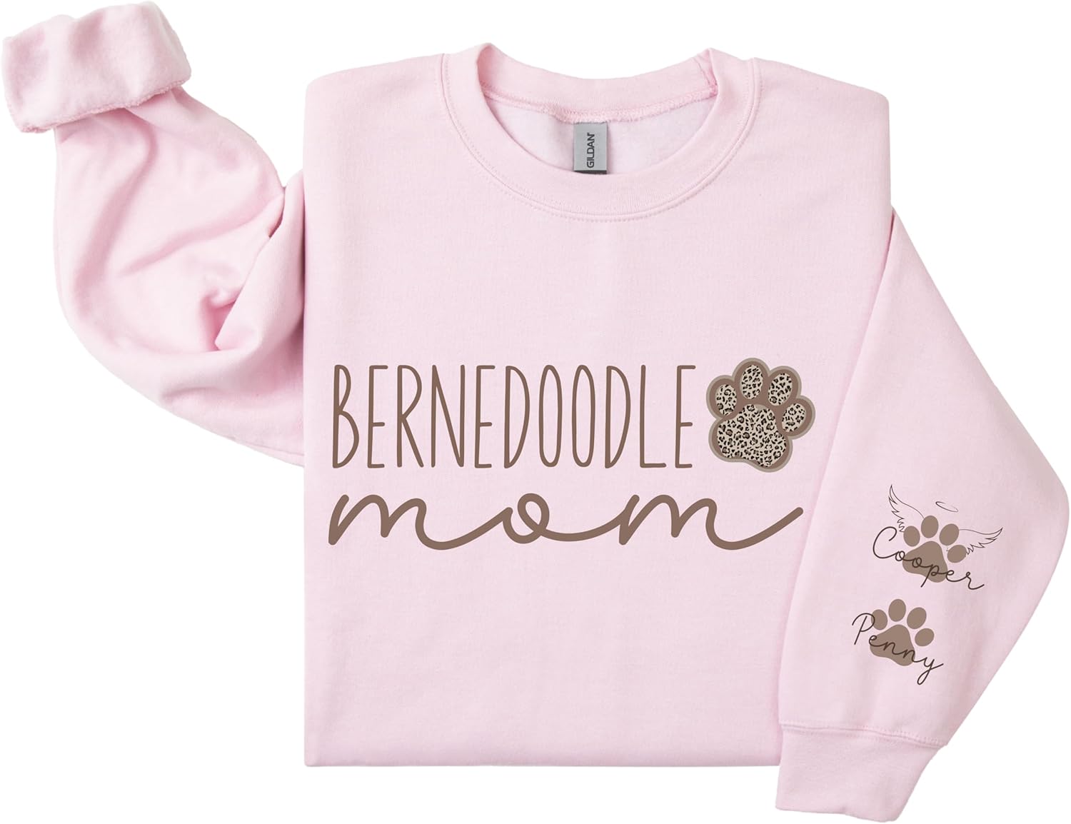 Bernedoodle Mom Sweatshirt, Personalized Bernedoodle Shirt, Bernedoodle Mom Gift, Custom Bernedoodle Sweatshirt