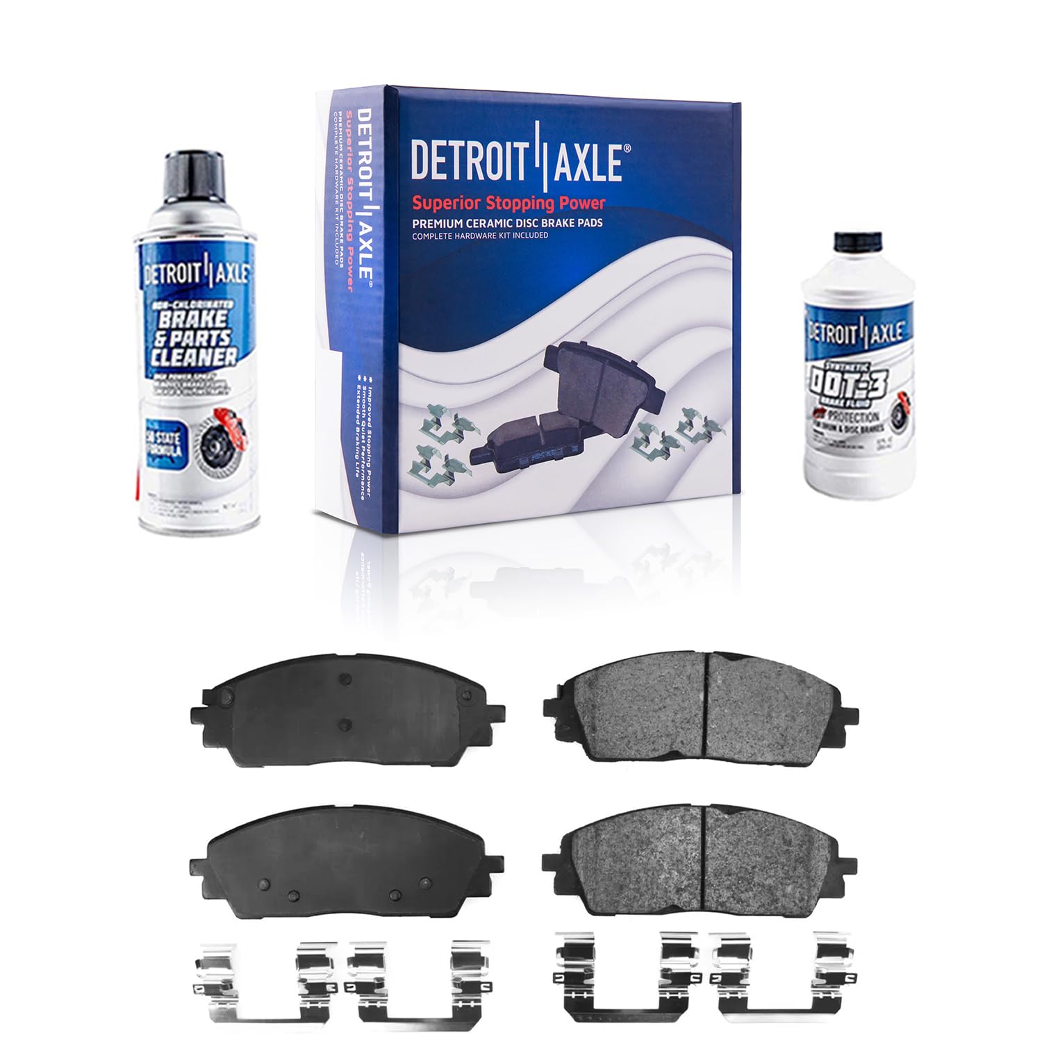 Detroit Axle - Front Ceramic Brake Pads for 2022 2023 Kia Carnival