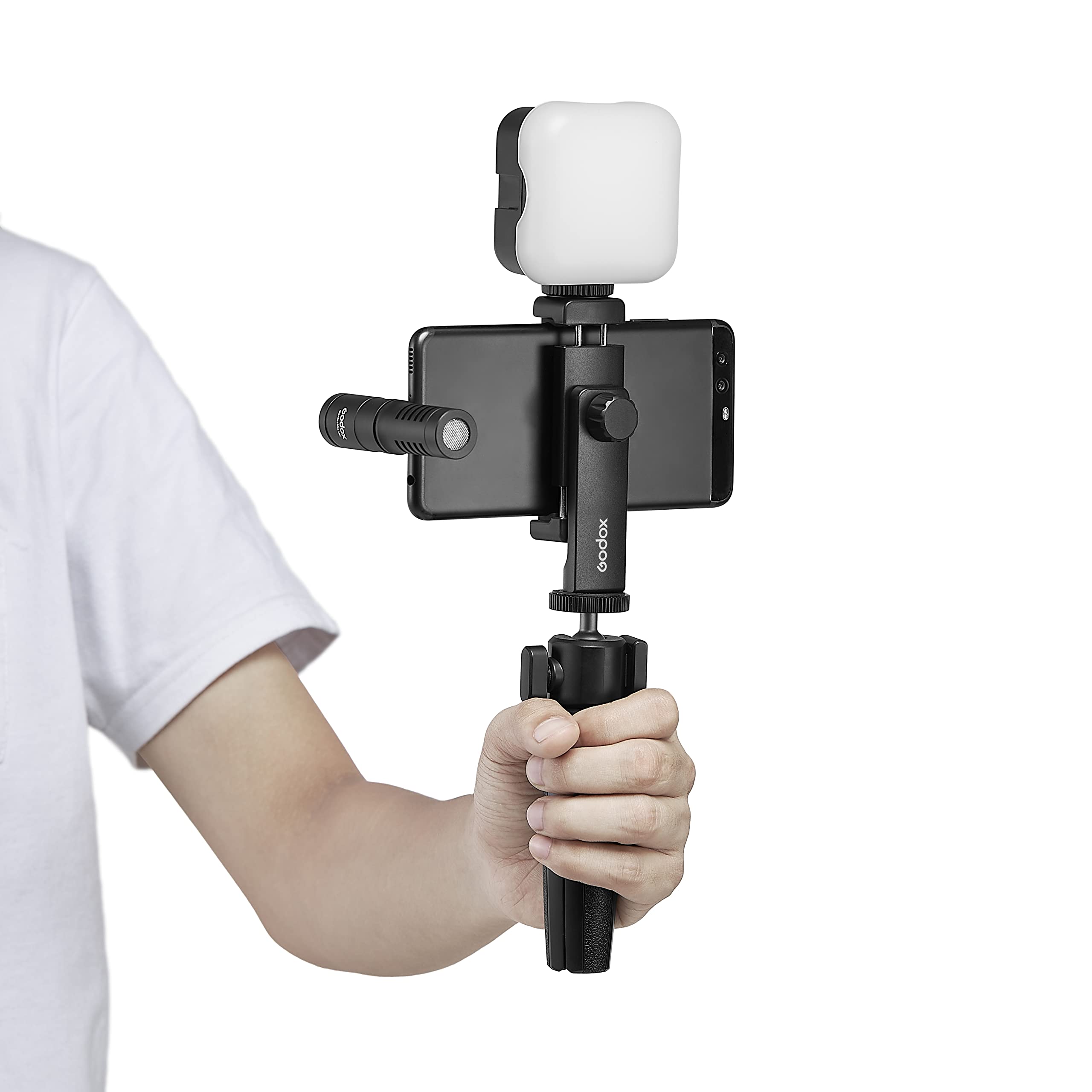 Godox Kits de Vlogging VK2 para dispositivos móviles con interfaz Lightning