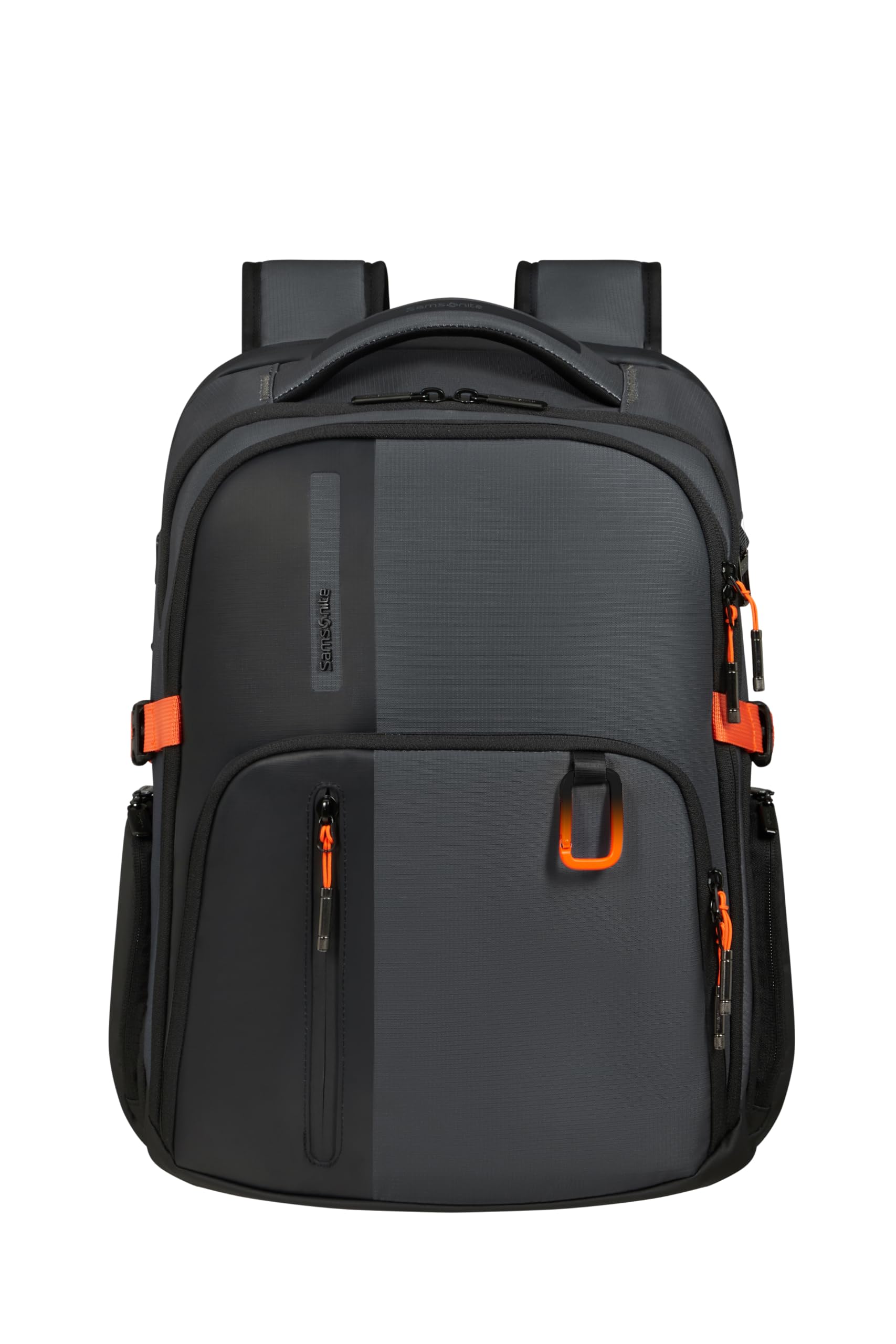 Samsonite Biz2Go Mochila para Portátil 15.6" Mochila Daytrip para Hombre, Grafito/Albaricoque