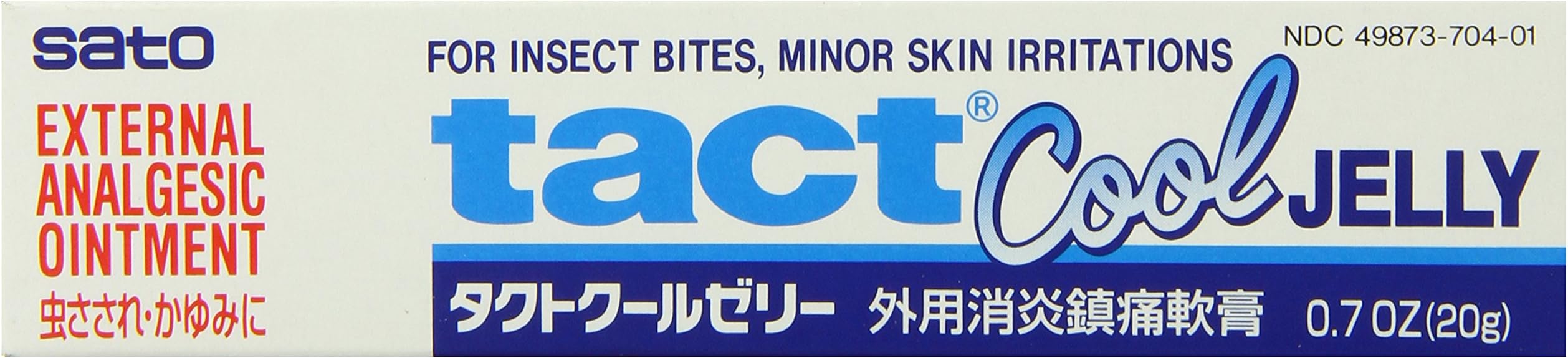 Sato Tact Cool Jelly, 0.7 Ounce Box