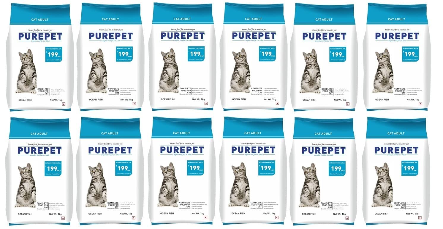 See full amazon price history chart for Cat Food Complete Nutrition Ocean Fish Adult Cat Dry Food (1kg x12), Pack of 12 Cat Food Complete Nutrition Ocean Fish Adult Cat Dry Food (1kg x12), Pack of 12 (B0C4NX55GP) Amazon Price History, Amazon Price Tracker