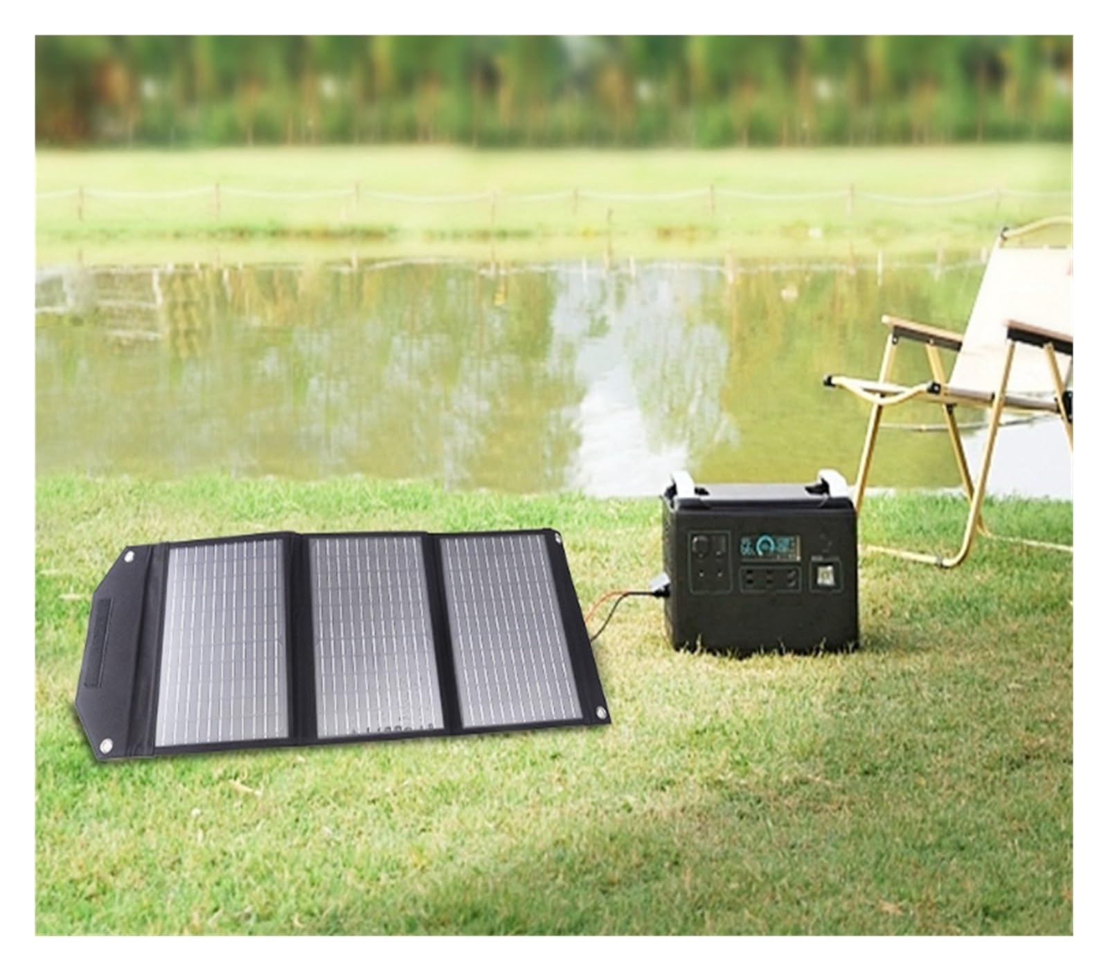 Składany Panel Słoneczny, Przenośny Składany Panel Solarny,do domu, na kemping