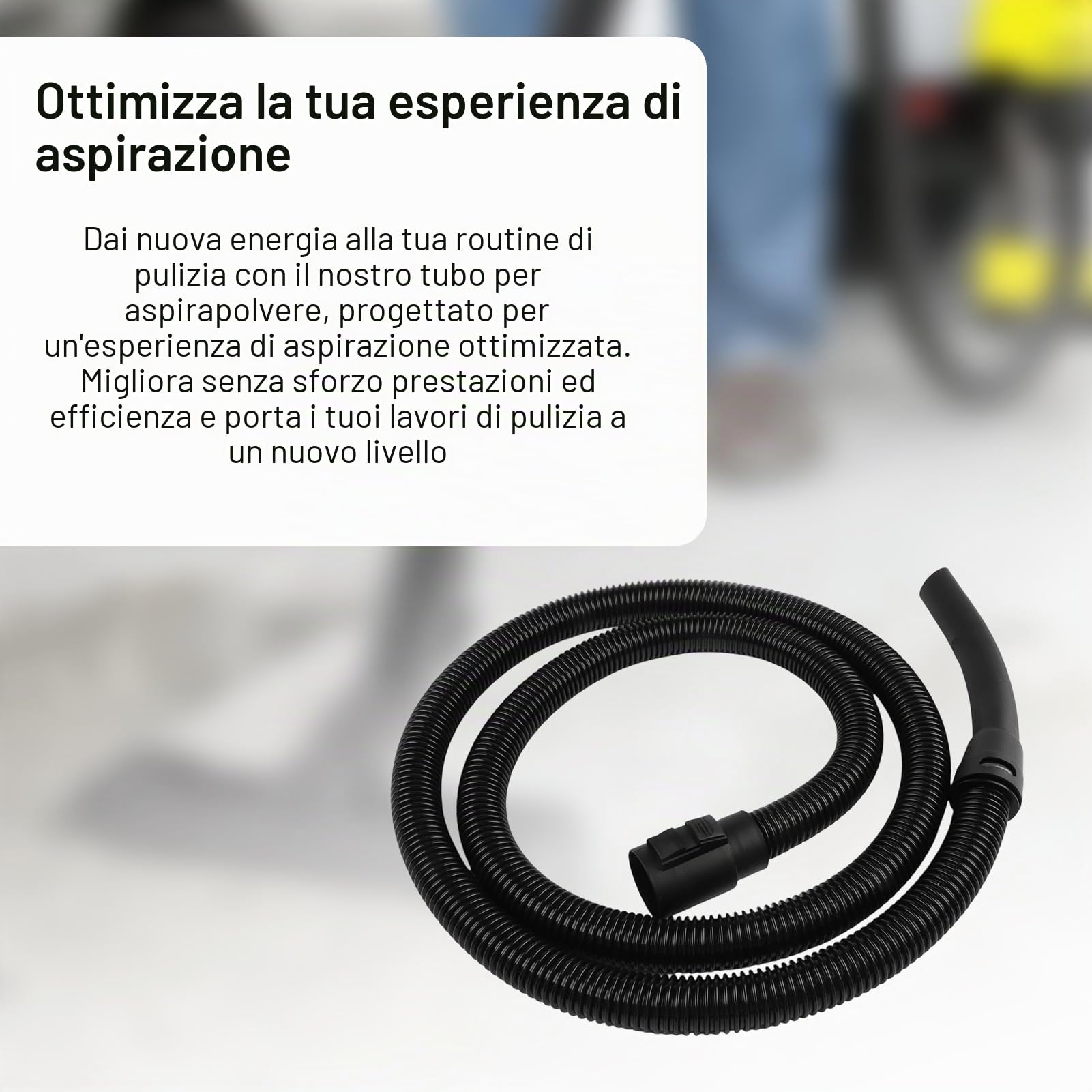Tubo di ricambio per aspirapolvere, accessori per aspirapolvere con doppi giunti girevoli per Karcher NT20 30 WD1 WD2 WD3 WD4 WD5 WD6