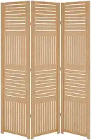 Biombo Divisoria Inteiro Divisor Separador de Ambiente Madeira MDF (3, Horizontal vertical)