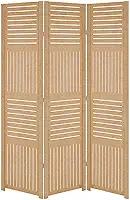 Biombo Divisoria Inteiro Divisor Separador de Ambiente Madeira MDF (3, Horizontal vertical)