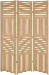 Biombo Divisoria Inteiro Divisor Separador de Ambiente Madeira MDF (3, Horizontal vertical)