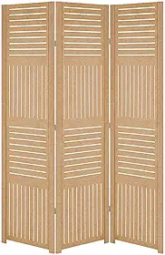 Biombo Divisoria Inteiro Divisor Separador de Ambiente Madeira MDF (3, Horizontal vertical)