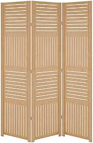 Biombo Divisoria Inteiro Divisor Separador de Ambiente Madeira MDF (3, Horizontal vertical)