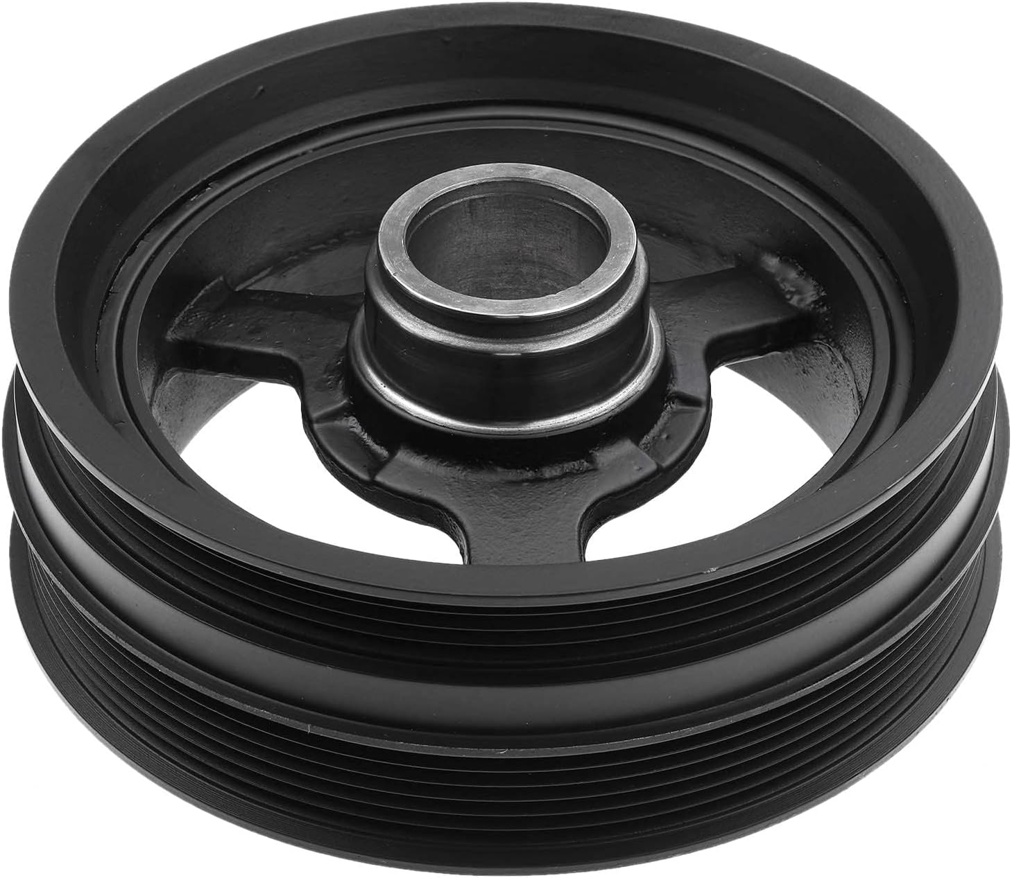 A-Premium Engine Harmonic Balancer Crankshaft Pulley Compatible with Chevrolet Corvette 1997-2004 5.7L, Corvette 2008 6.2L & Cadillac CTS 2004-2005 5.7L & Pontiac G8 2009, Replace# 12553474, 12635649