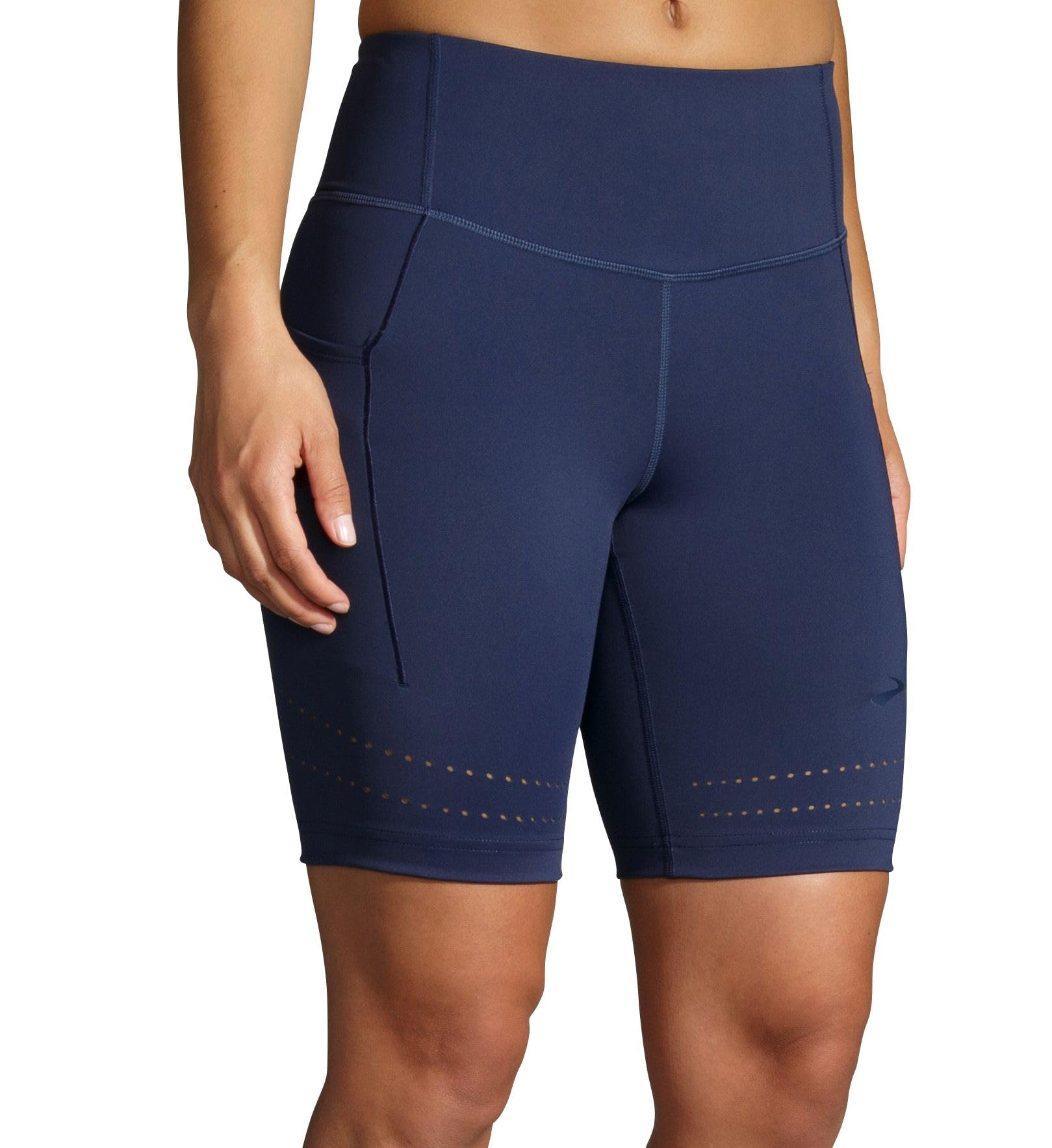 Short Tights Brooks Method 8" Navy cuissard running femme 2XL