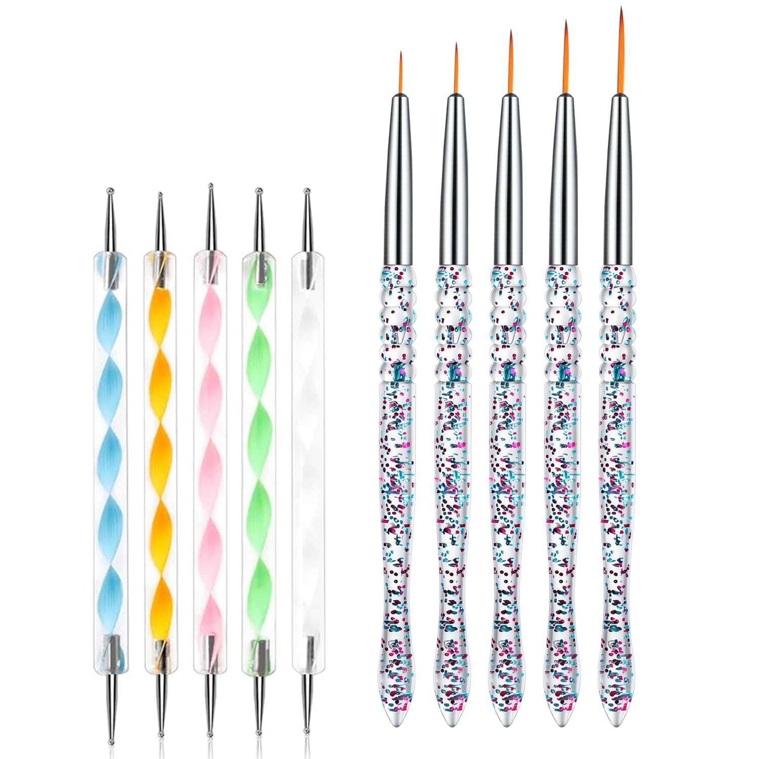 Nagel Pinsel Pinsel für Gelnägel Nagelpinsel Set Nageldesign