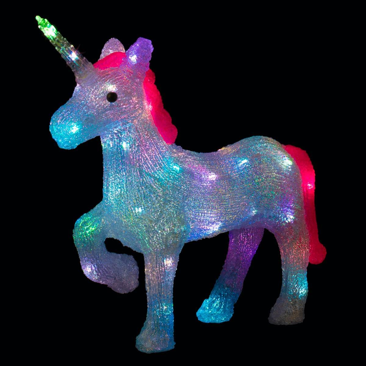 Feeric Lights et Christmas - Licorne Lumineuse extérieure h43.5cm 40 LED + transfo