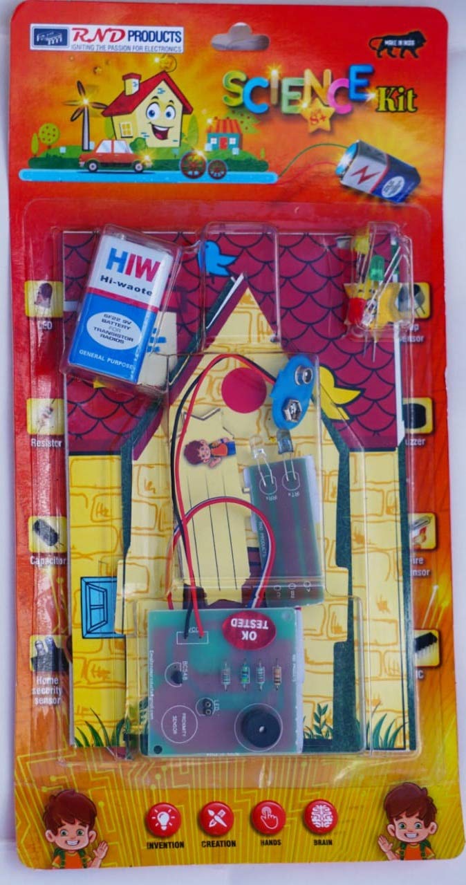 DIY Science Hobby project RND Products Home Security Kit Science Project for Students