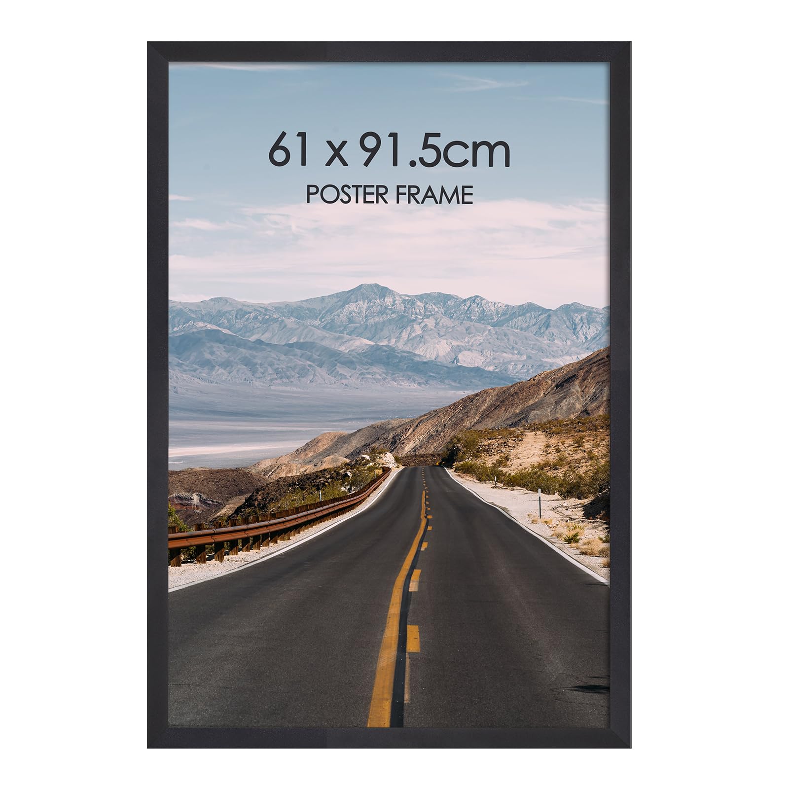 Giftgarden 24 x 36 inch Poster Frame Black, Aluminum 36 x 24 inch (61x91.5cm) Picture Frame for Wall-Mounted Horizontal or Vertical