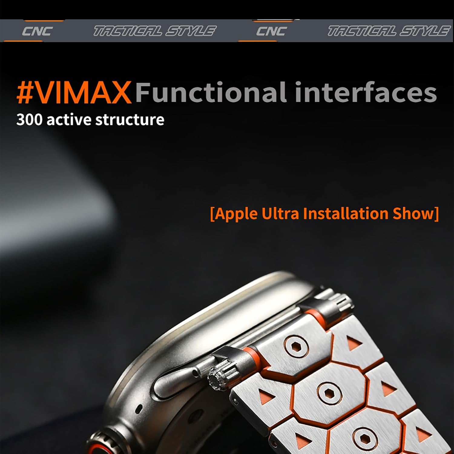 Metal Band Compatible with Apple Watch Band for Men 49mm 45mm 44mm 42mm 41mm 40mm 38mm, Octagonal Structure Titan Stainless Steel Strap for iWatch Bands Ultra 2, SE, Series 9 8 7 6 5 4 3 2 1