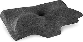 Straame Orthopädisches Nackenkissen aus Memory-Schaum zur Schmerzlinderung - Konturiertes Nackenstützkissen für Seiten-, Rücken- und Bauchschläfer - Ergonomisches Schmetterling-Design mit waschbarem