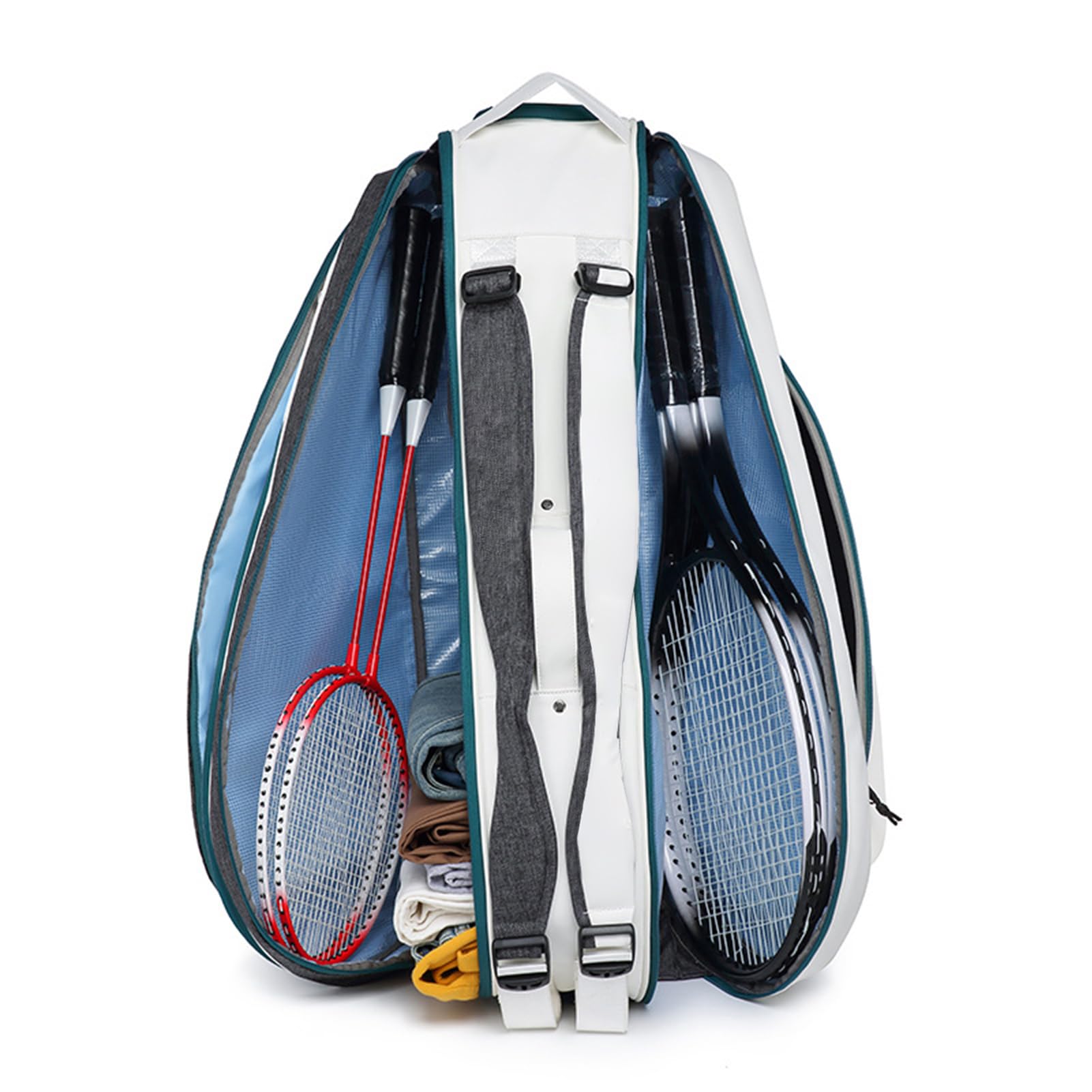 Matybobe Borsa da Tennis 6 Racchette Grande Capacità Multistrato Zaino con