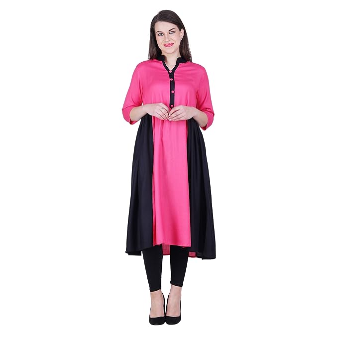 double layer kurti limeroad