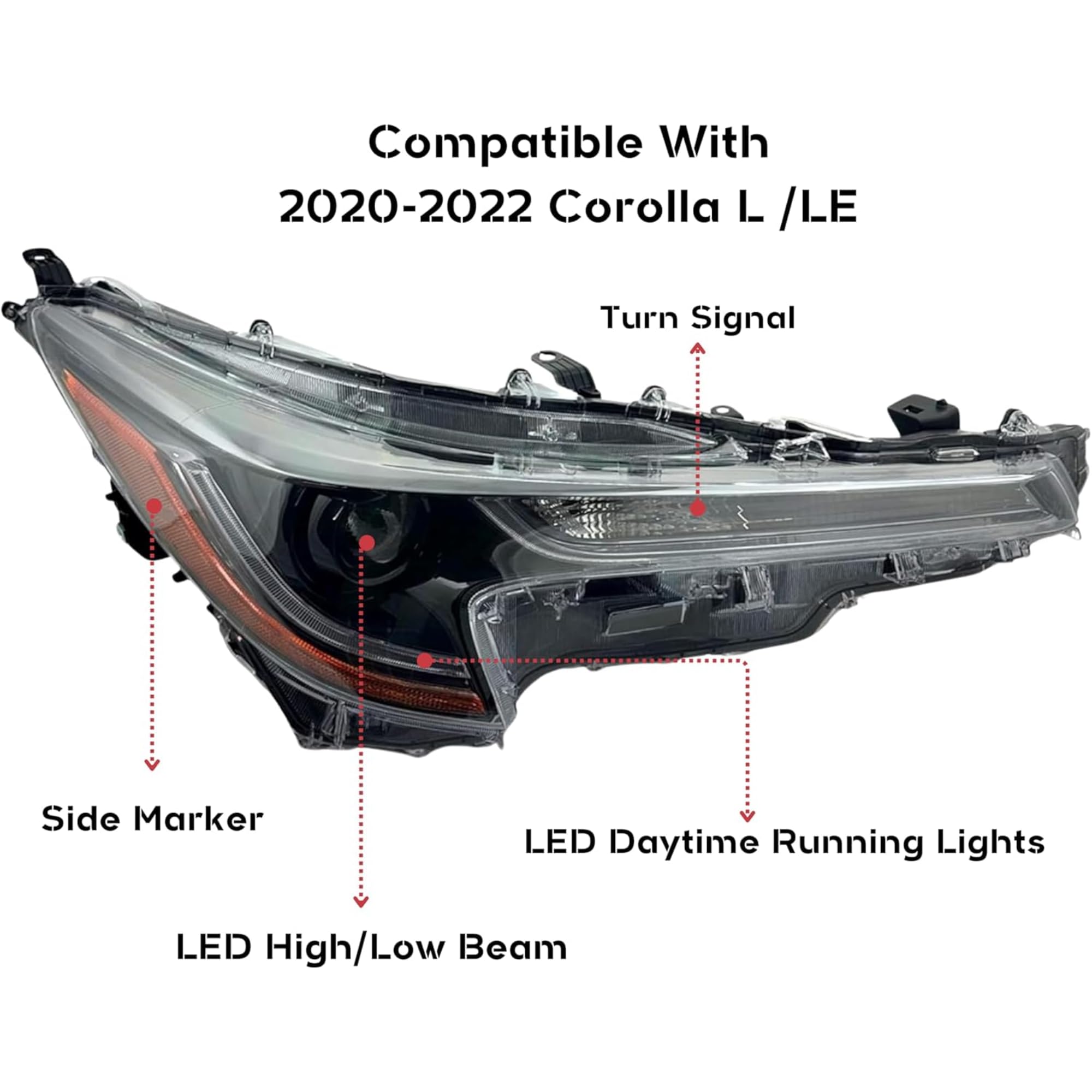 Amazon.com: Headlight Assembly Replacement For 2020 2021 2022 Amazon.com: Headlight Assembly Replacement For 2020 2021 2022