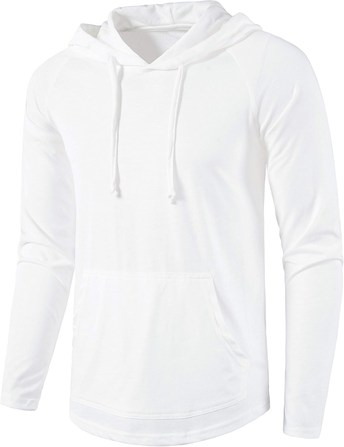 SIR7 Men's Gym Workout Active Long Sleeve Pullover Lightweight Hoodie Casual Hooded Sweatshirts