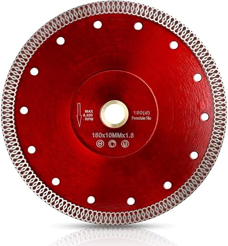 Hoja de diamante de 7 pulgadas Hoja de corte de diamante súper fina para mármol de granito de azulejos (7 "-1 unidad) Hoja de diamante de 7 pulgadas Hoja de corte de diamante súper fina para mármol de granito de azulejos (7 "-1 unidad)