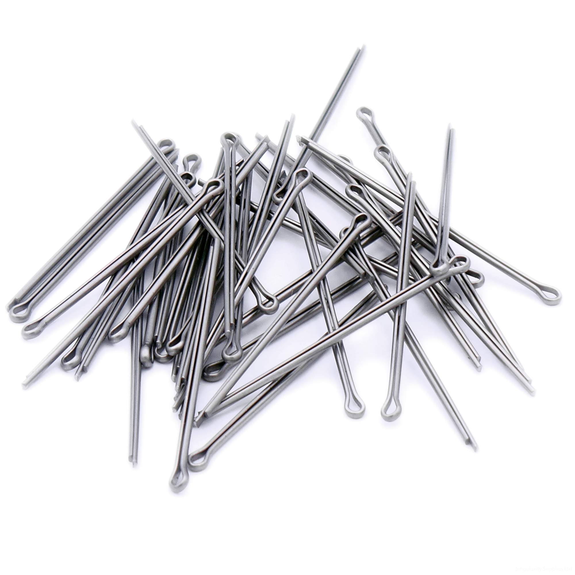 Singularity Supplies Silver M1.6 (1.6Mm X 8Mm) Split Cotter Pin - Stainless Steel (A2) (Pack Of 40)