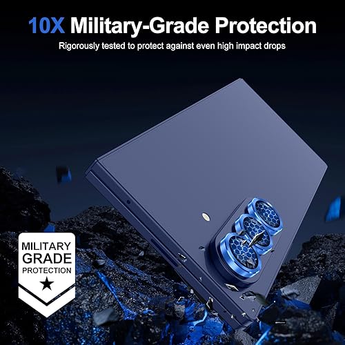 Vista 1347 de para Samsung Galaxy Z Flip 7 Protector de Lente de Cámara, Cubierta de Lente de Vidrio Templado con Anillo de Metal Individual, [Fuerte Adhesión] 1