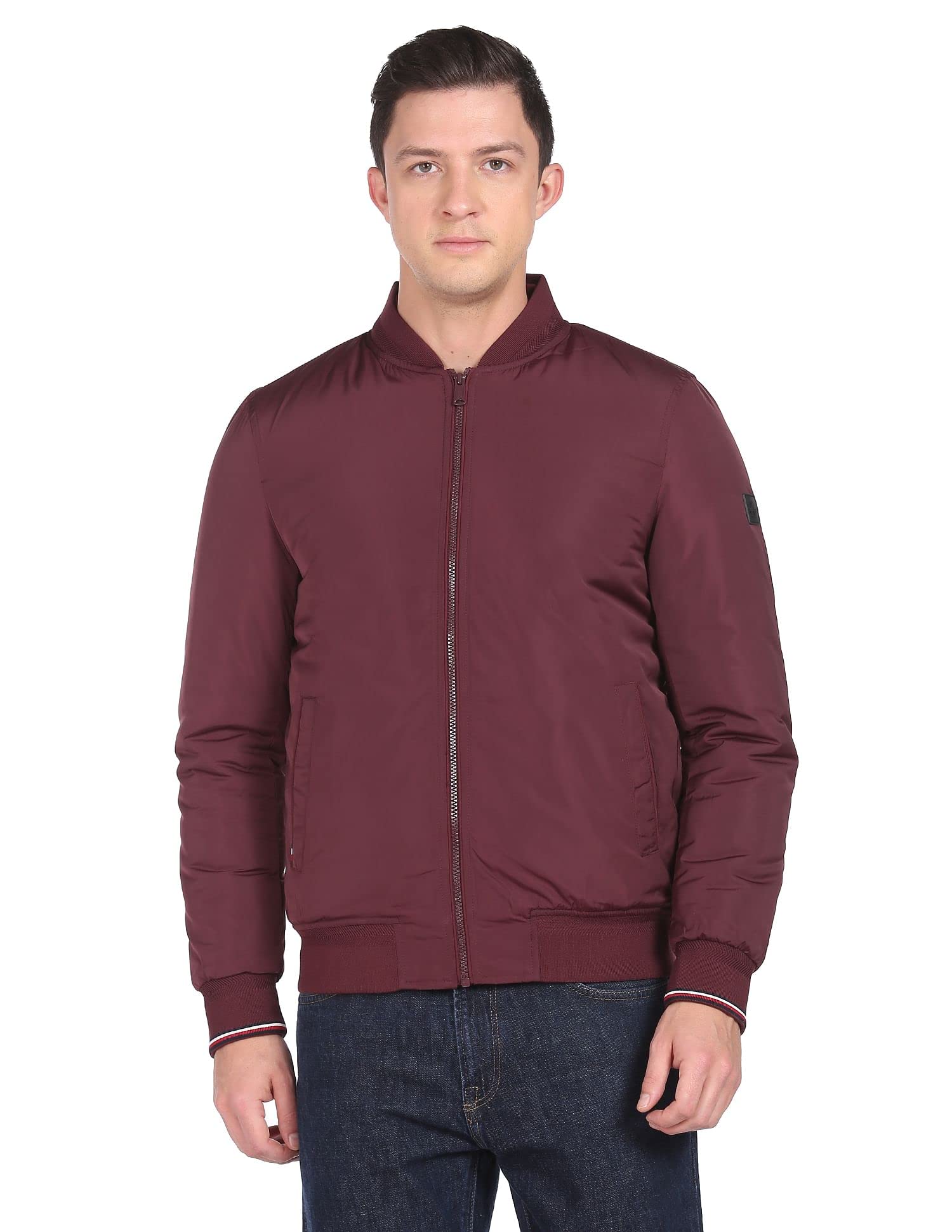 arrow Men's Polyester Regular Jacket (ASAEJK4721_Olive_Medium)-picture-27