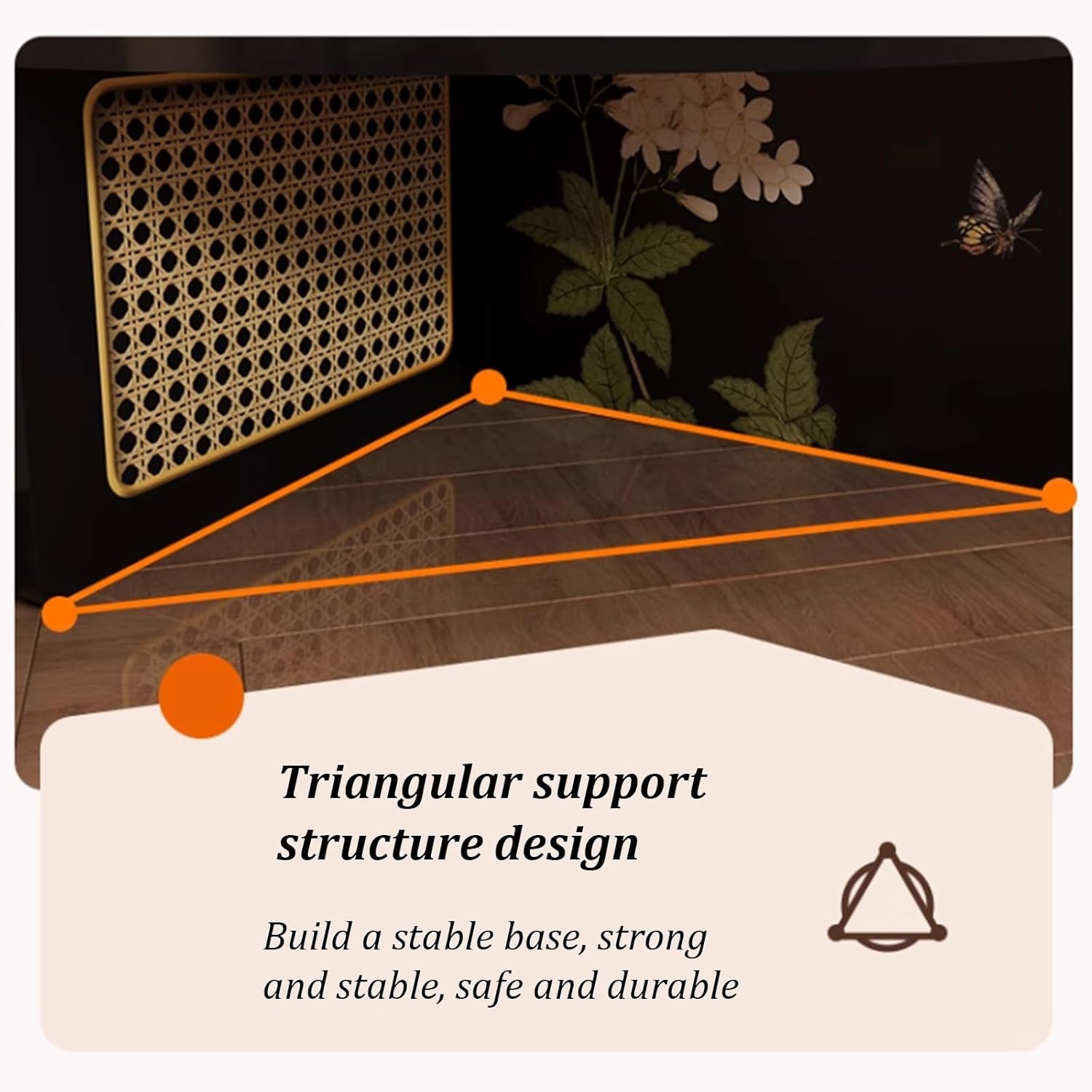 Modern 4-Tier Corner Shelf Stand, Triangular Bookshelf for Living Room, Bedroom & Office, Space-Saving Storage Cabinet, Stylish Gap Organizer for Study & Home Decor