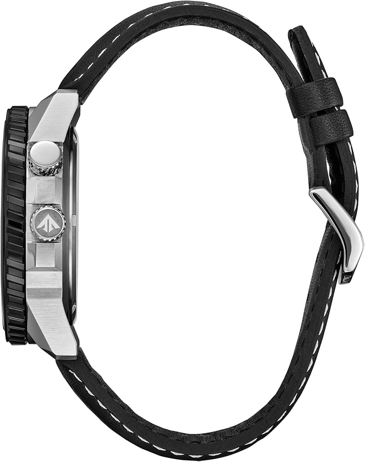 Citizen Mens Japanese Eco-Drive Watch 42mm Silver-Tone Stainless