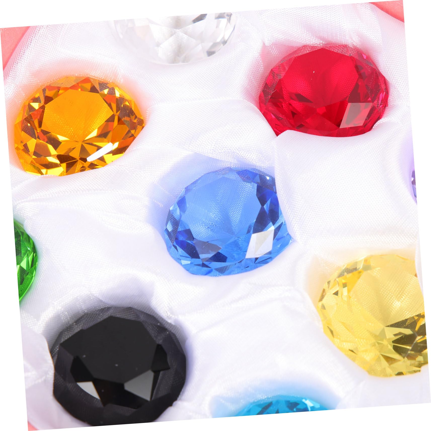 Diamanti di Vetro 30mm 12 Pezzi Decorativi per Matrimonio Fotografici Riempitivo per Vaso in Vetro Trasparente e Centrotavola Eleganti e Decorazioni Casa
