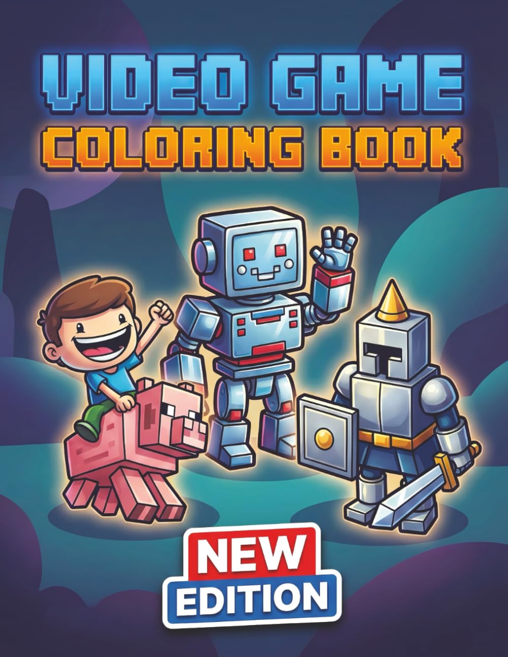 Video Game Coloring Book: Over 60 Fun and Creative Gaming-Inspired Coloring Pages for Kids and Teens