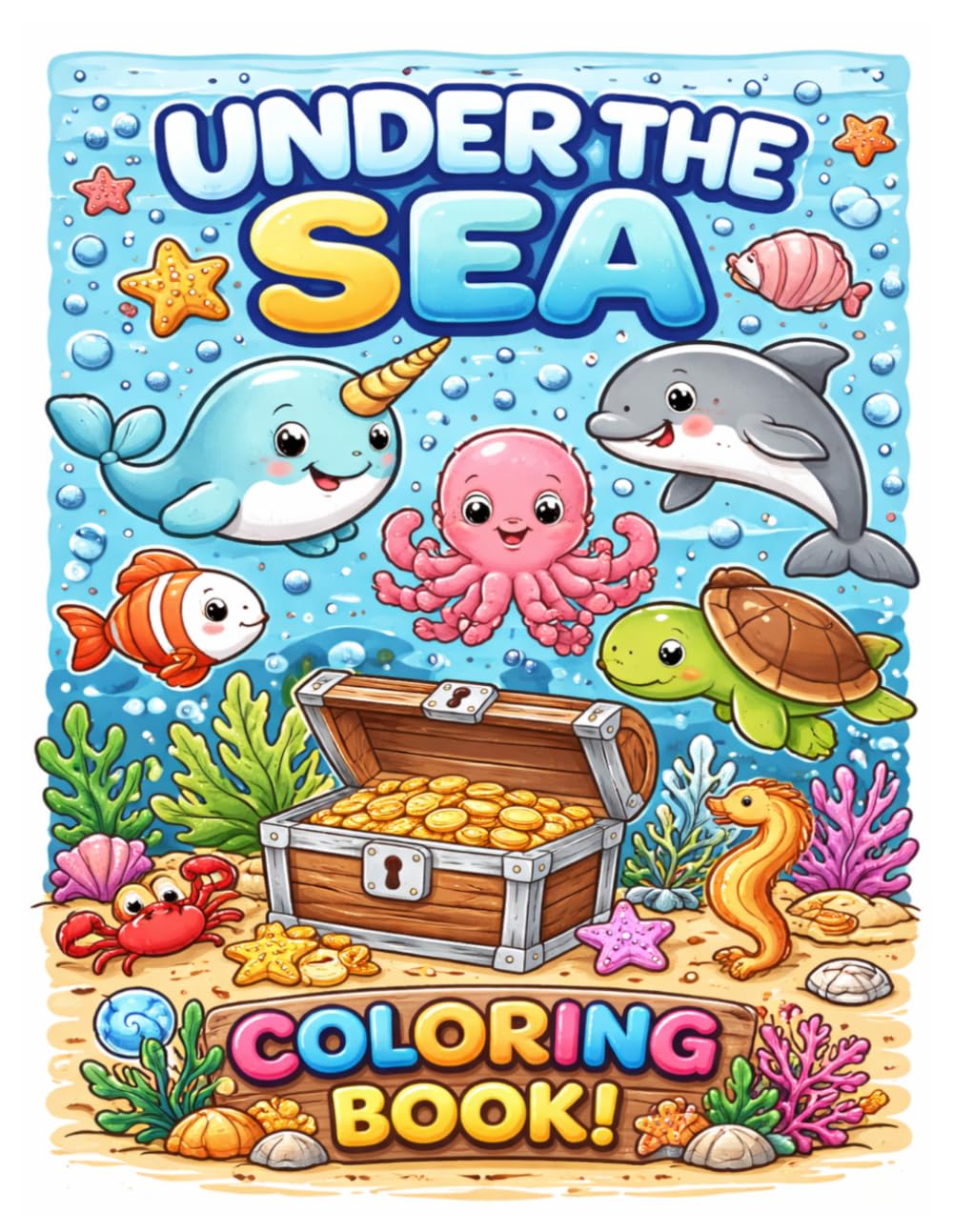 UNDER THE SEA Coloring Book