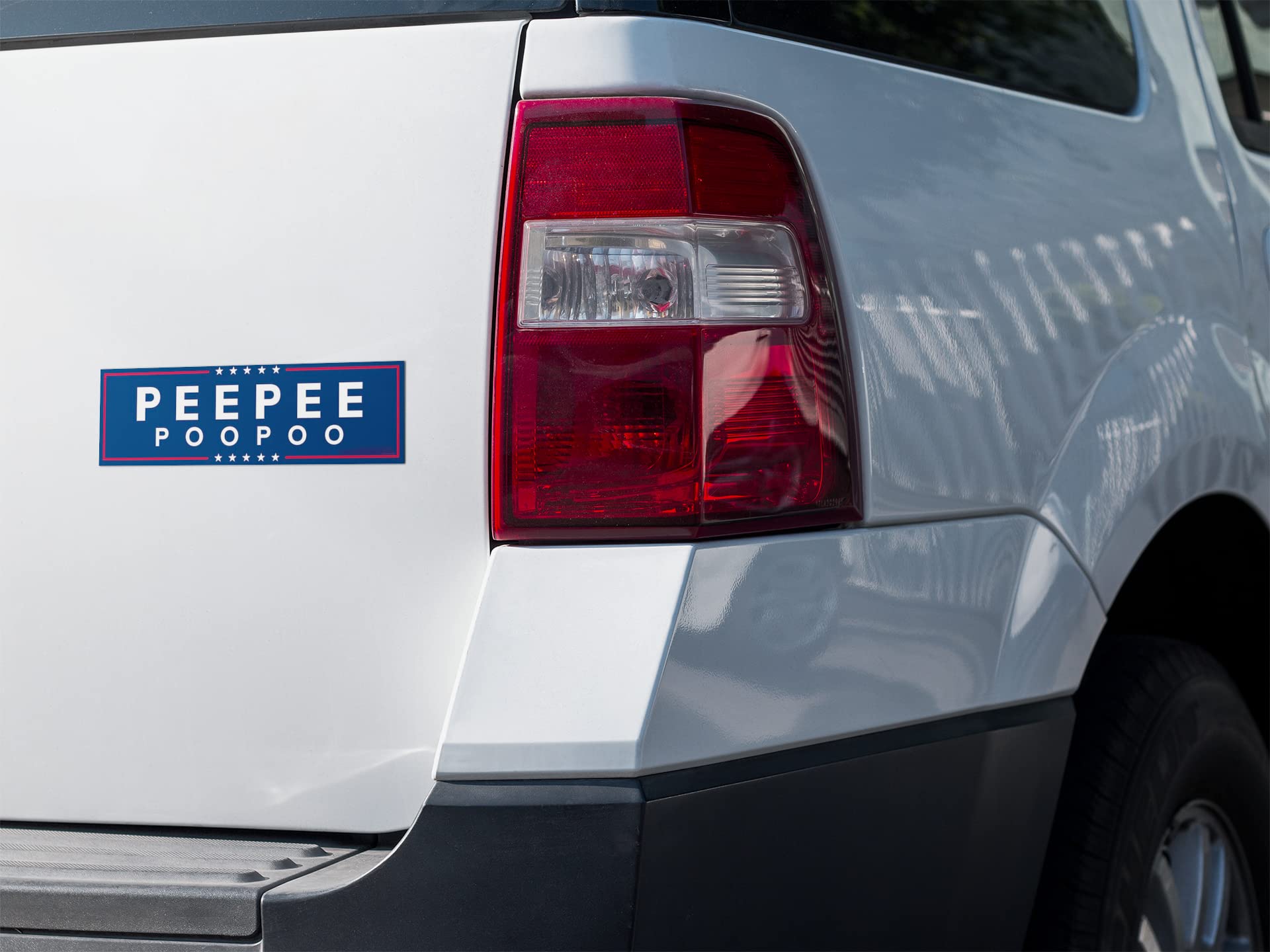 LPF USA Magnet Condoms Prevent Minivans Bumper Magnetic Sticker (Funny Sexy Mini Van)