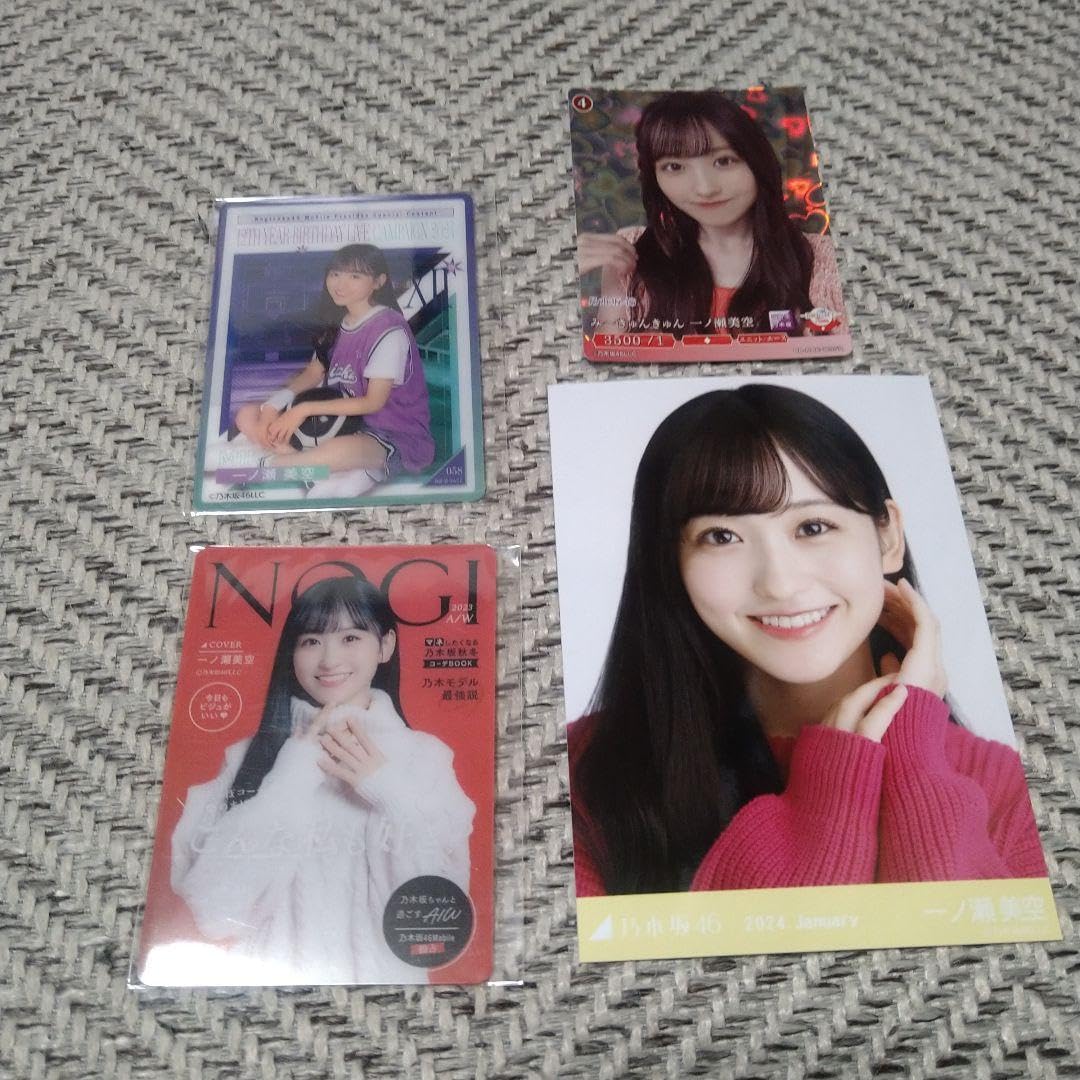 乃木坂46一ノ瀬美空　モバイル　NOGI A/W 2024　フォトTシャツ　１枚 乃木坂46一ノ瀬美空 モバイル NOGI A/W 2024 フォトTシャツ 1枚