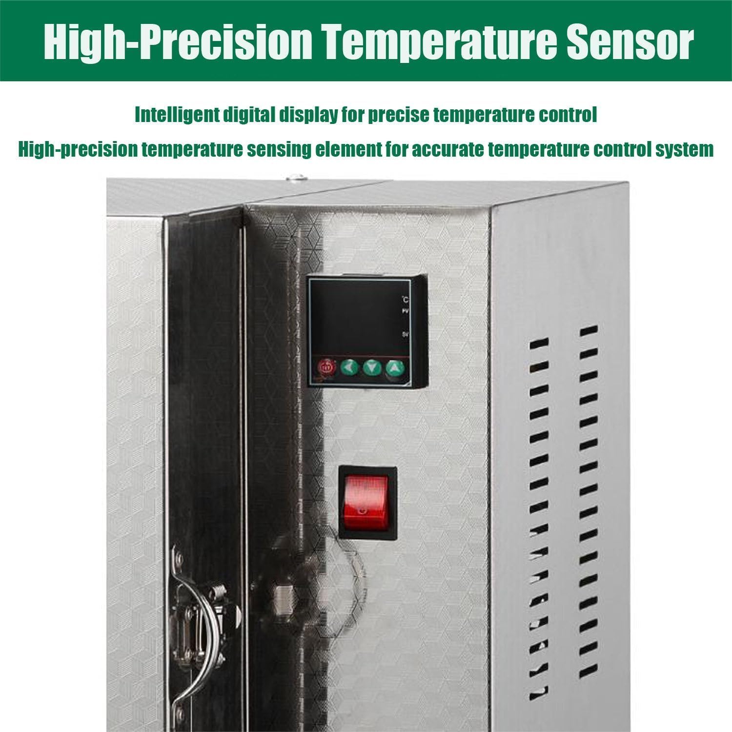 Genérico Horno eléctrico de fundición de joyería de 1500 W - Horno de sobremesa para fundir Metales, Horno de joyería de Alta Temperatura de 800 ℃