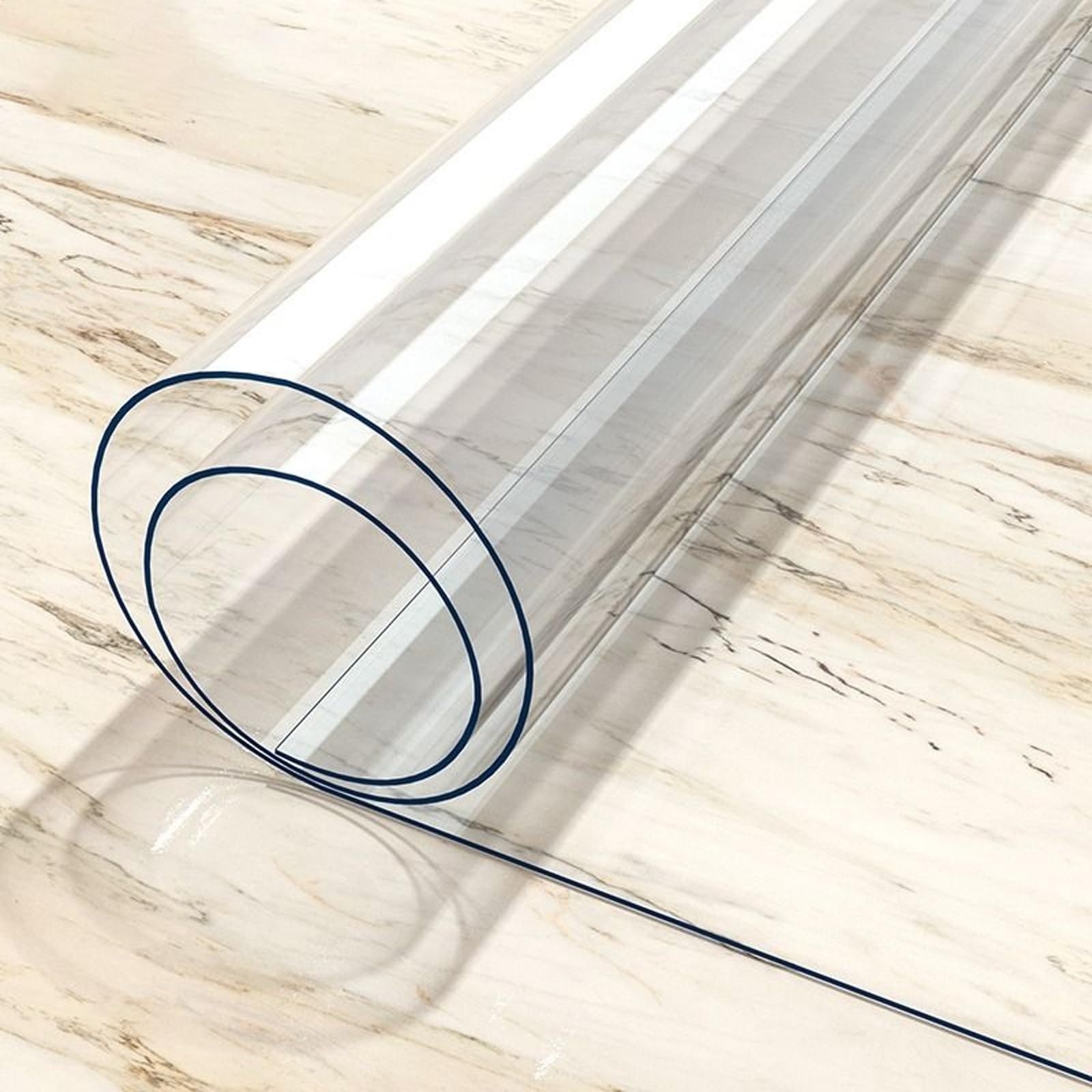 Tapis de chaise transparent pour salon et couloir en bois