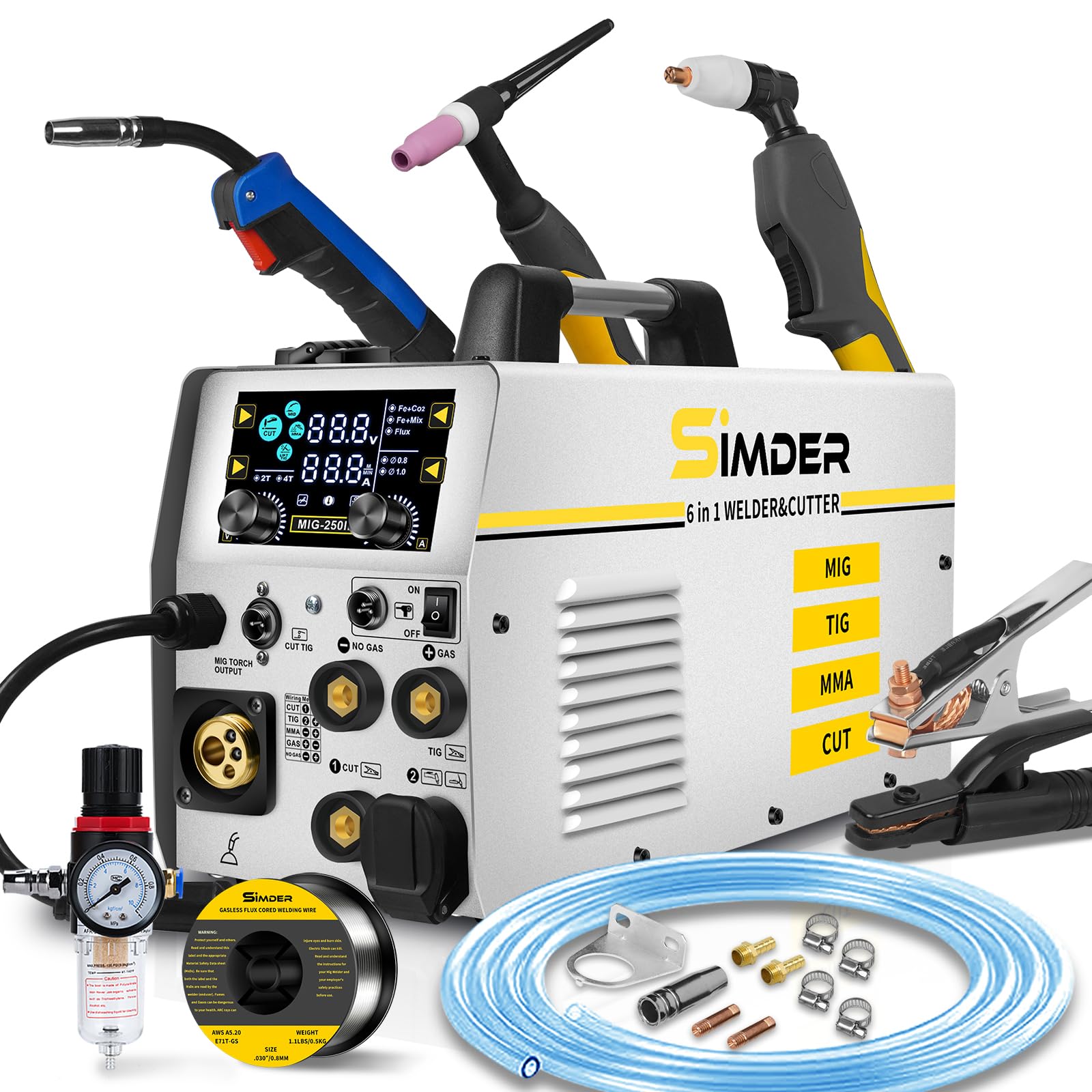 110/220V Dual Voltage Cutting Welding Machine GAS MIG - View #4