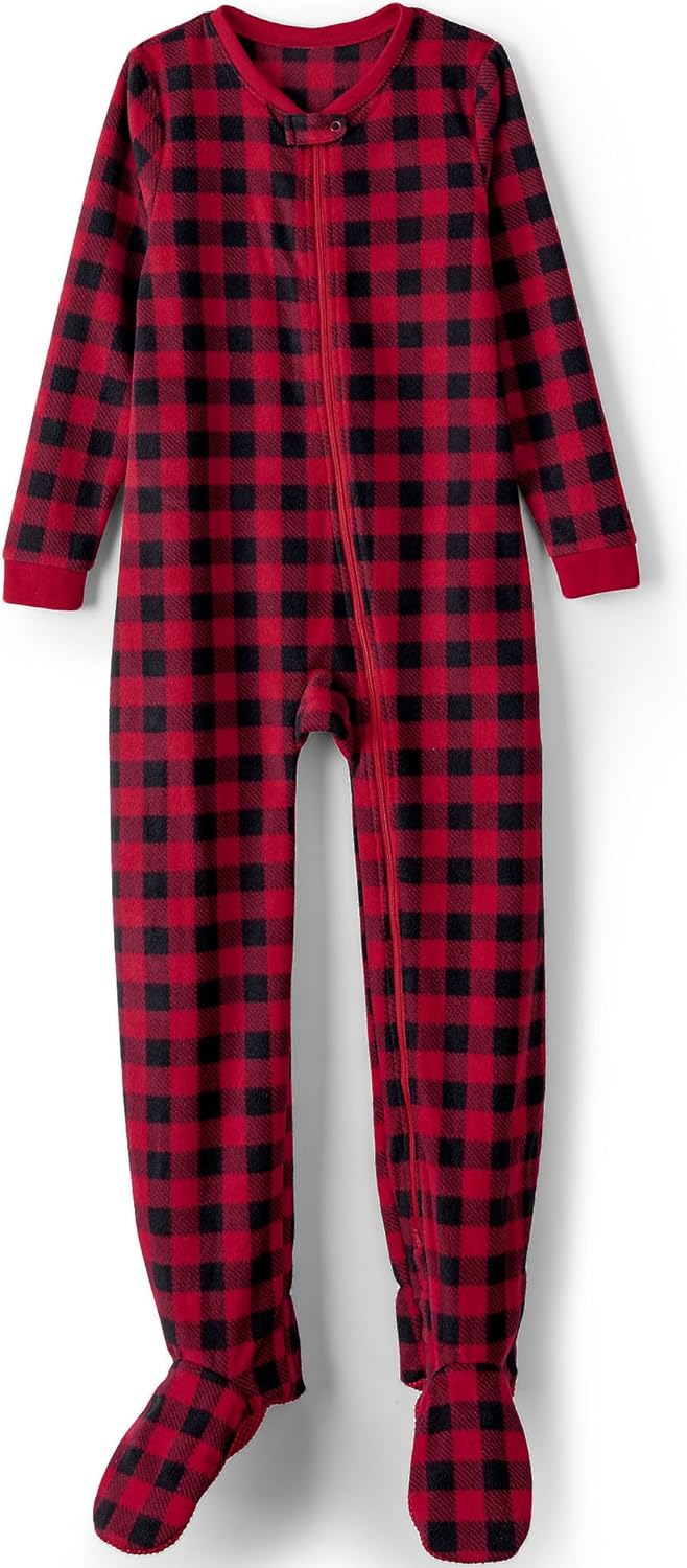 Lands' End Kids Footed Fleece Sleeper