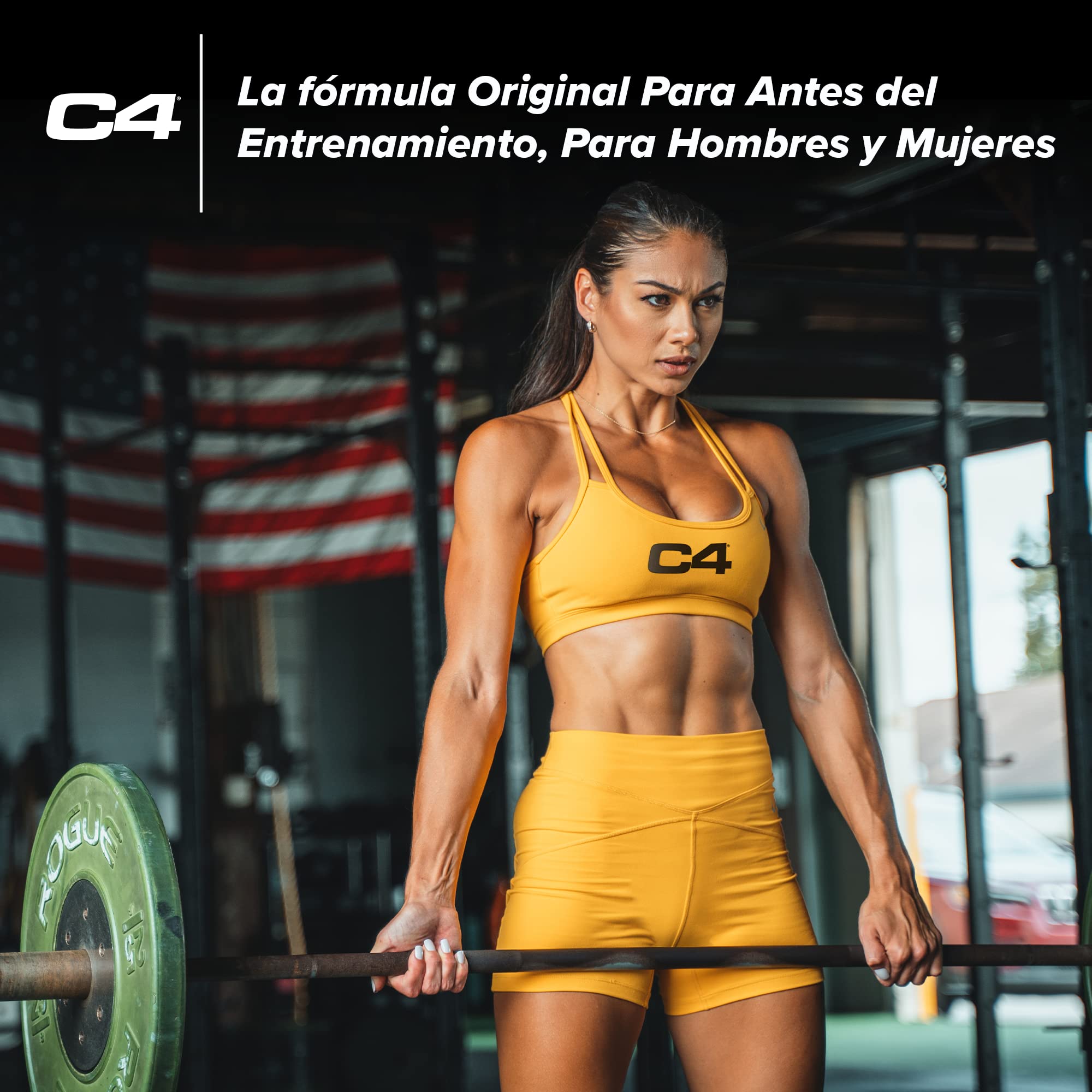 C4 Original - Suplemento en polvo para preentrenamiento - Naranja | Bebida energética para antes de entrenar | 150 mg de cafeína + beta alanina + monohidrato de creatina | 30 raciones